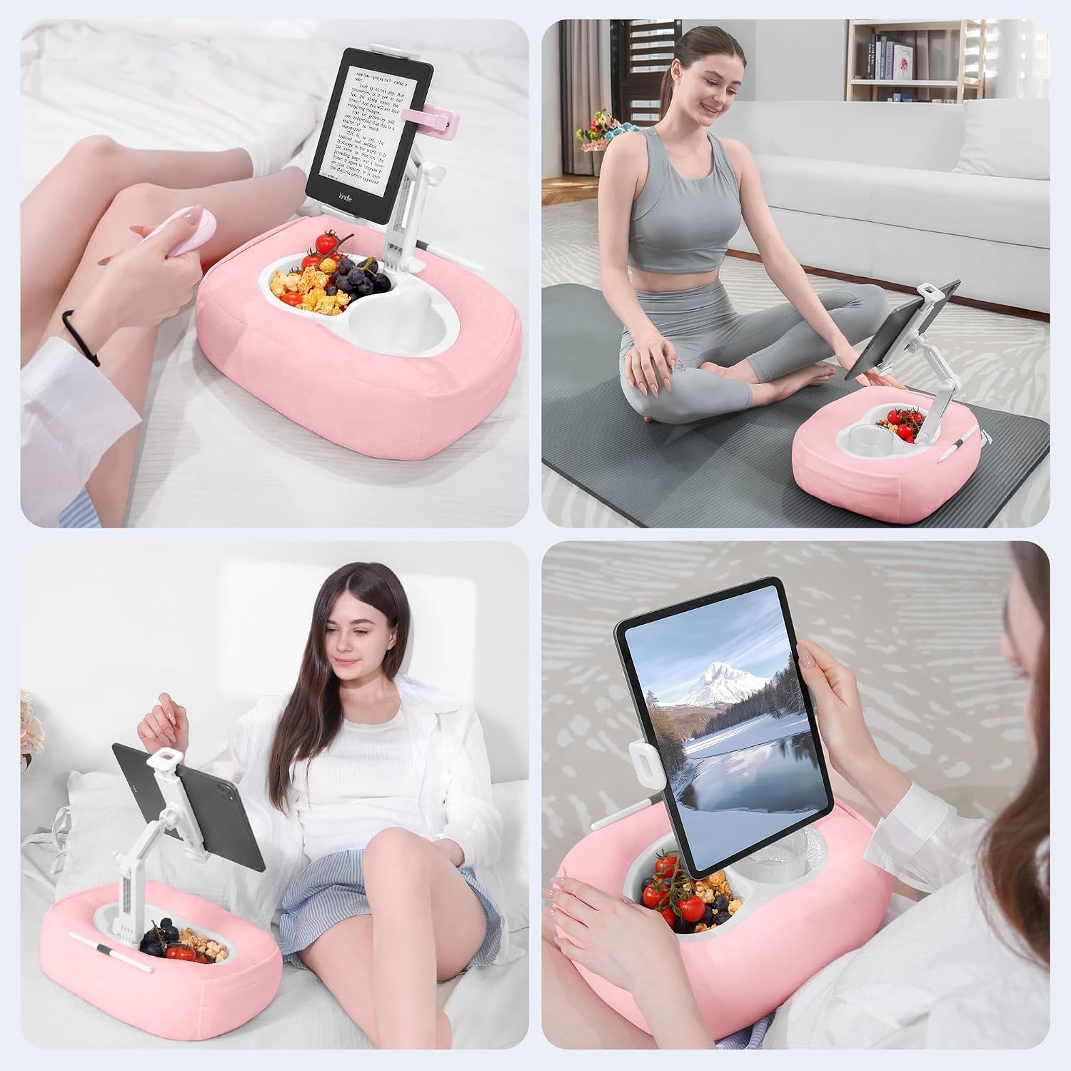 Thumbnail 1 de TabHolderix Tablet Pillow Stand: 3-in-1 Bed/Soofa Reading Companion
