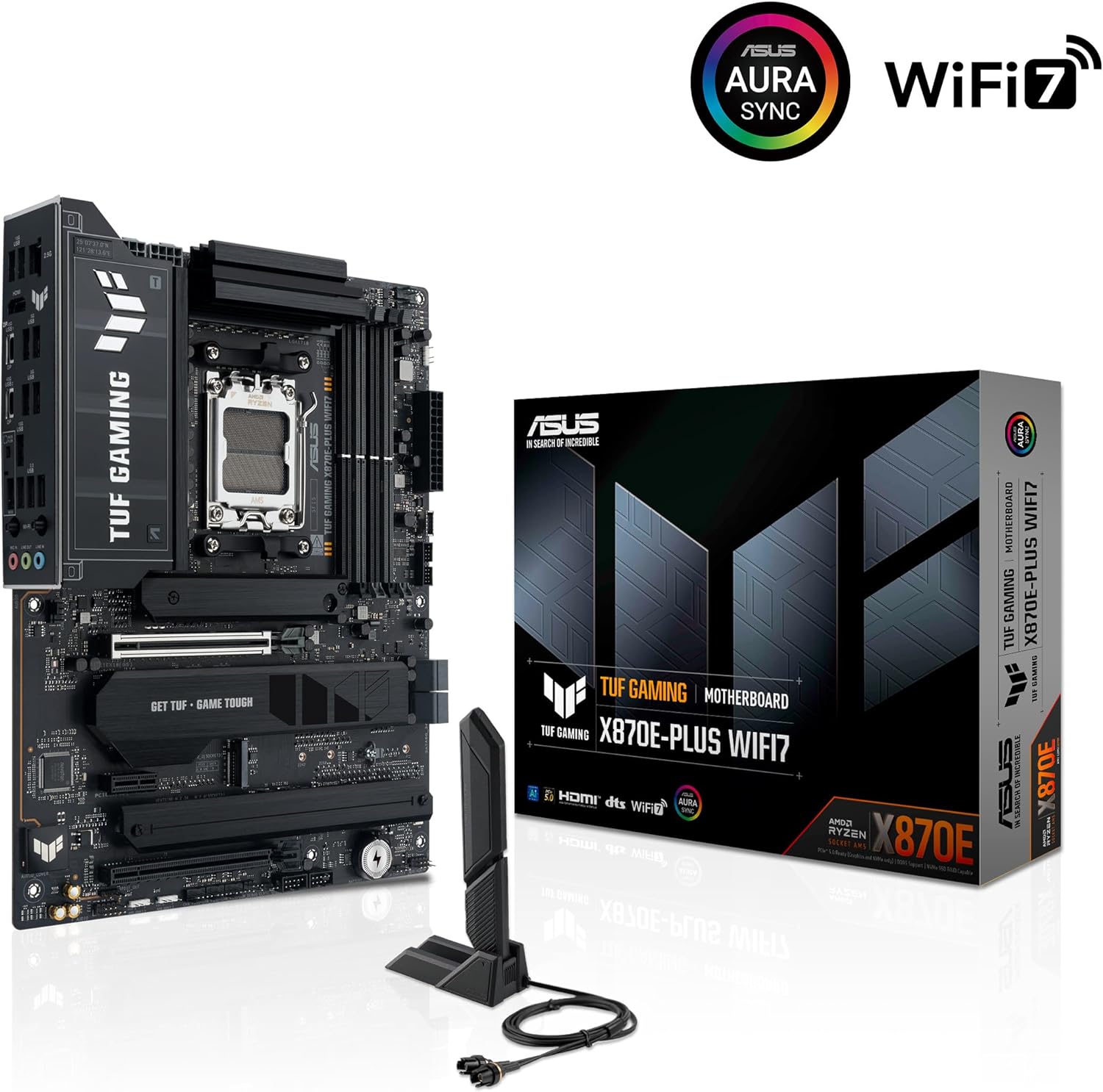 Thumbnail 6 de ASUS TUF Gaming X870E-PLUS WiFi7 (AMD X870E) Socket AM5 – carte mère ATX