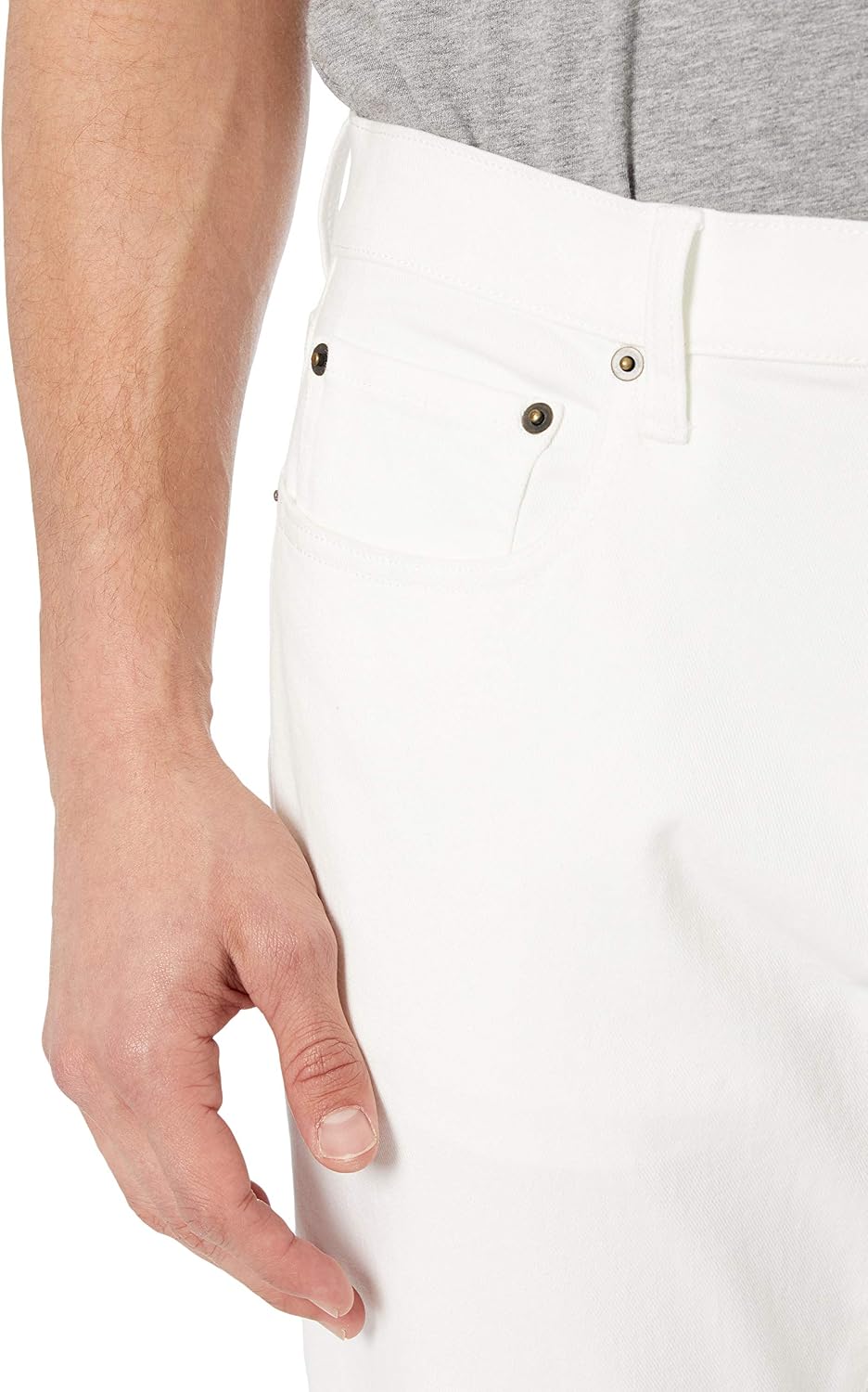 Detalle de Amazon Essentials Herren Athletic-Fit-Stretchjeans in Auslauffarben (5-Taschen, Stretch, 19 cm Beinöffnung bei DE-Größe 32W)