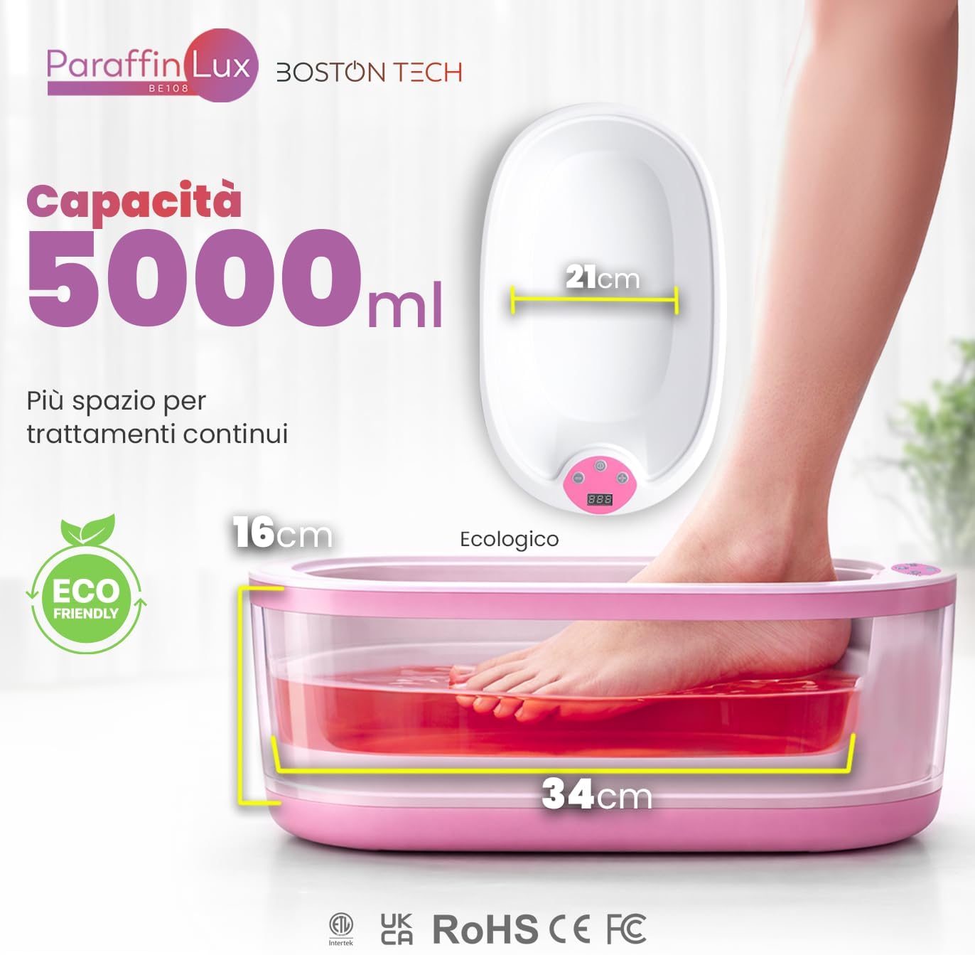 Detalle 2 de Boston Tech® Bagno di paraffina 5L