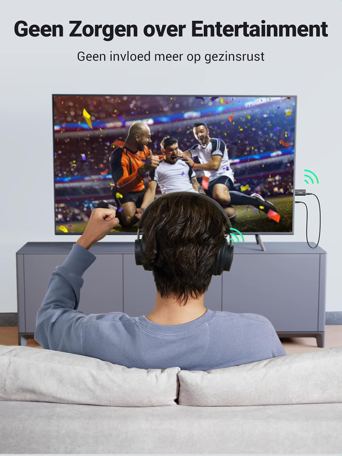 Thumbnail 6 de UGREEN Bluetooth 5.1-adapter voor zenden en ontvangen via 3,5mm-aansluiting