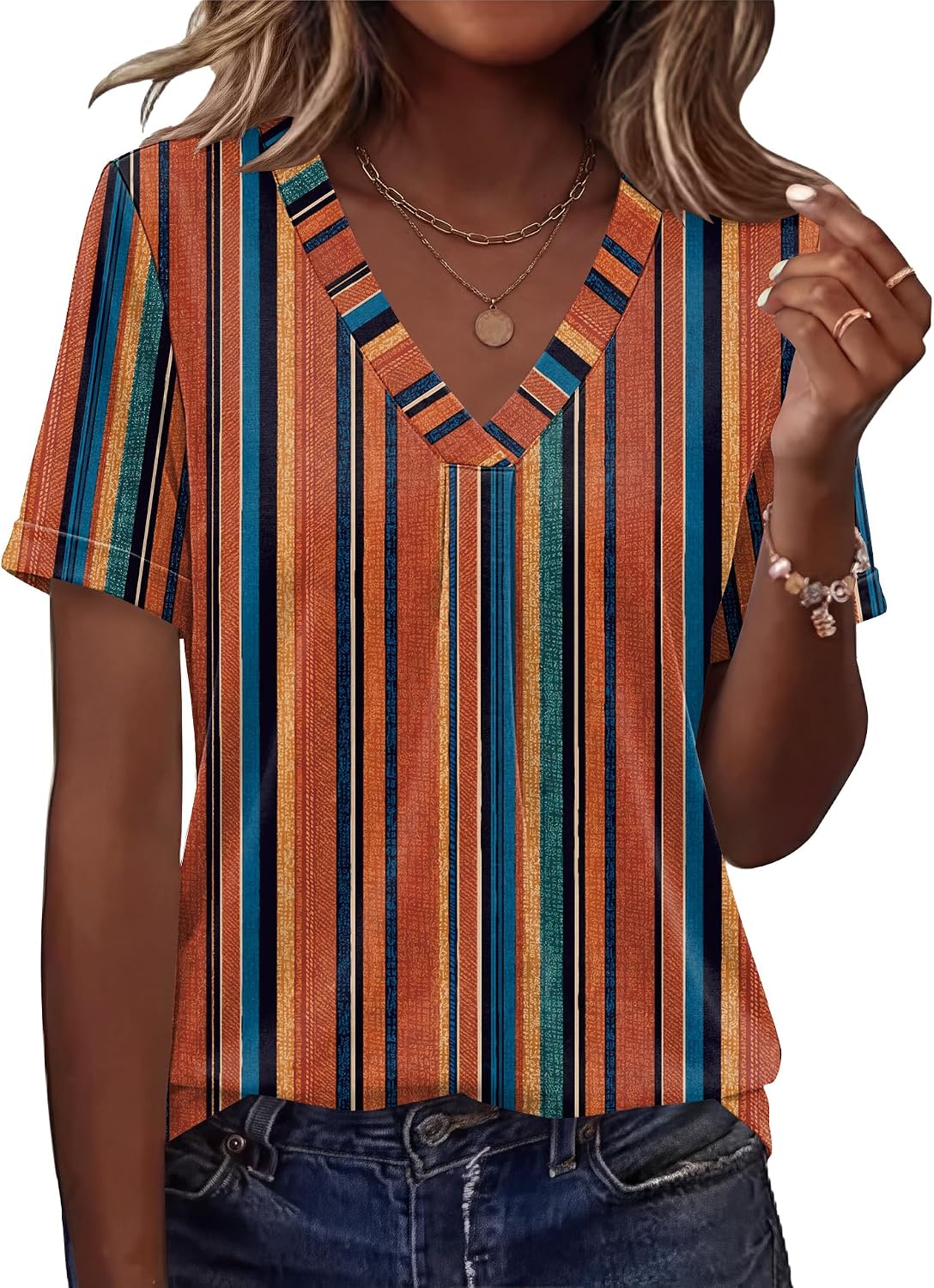 Thumbnail 6 de AKEWEI Women's Top, V-Neck
