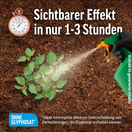 Detalle de Roundup Unkrautfrei Express 3L Drucksprühgerät – Gegen Unkraut in Ziergärten