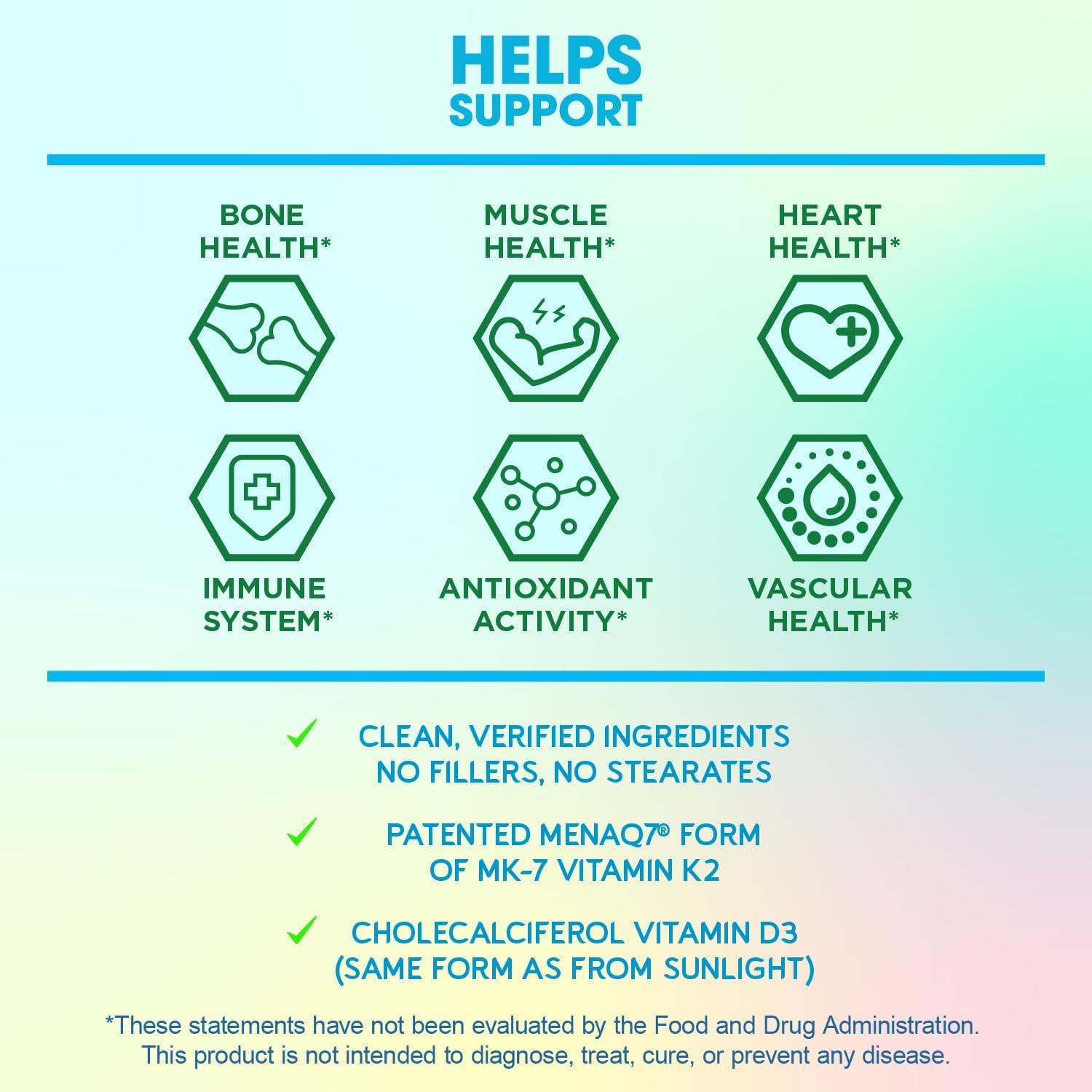 Detalle de BioEmblem Vitamin D3 K2 Capsules, 5,000 IU