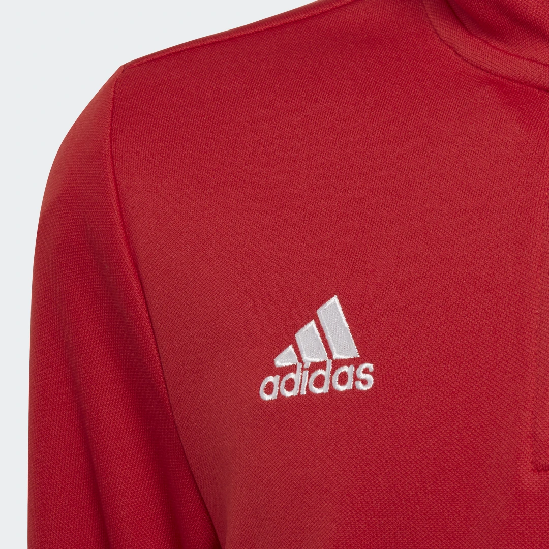 Detalle 2 de Sudadera entrenamiento Entrada 22 de Adidas — Rojo