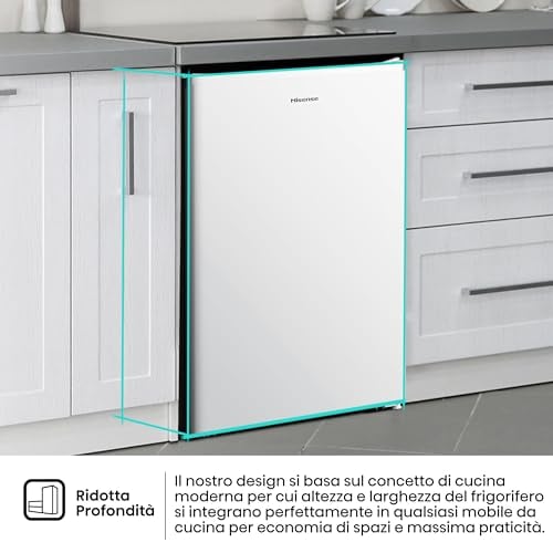 Thumbnail 7 de Hisense MUR48092E Frigorifero Monoporta 94 L – Bianco, Classe E