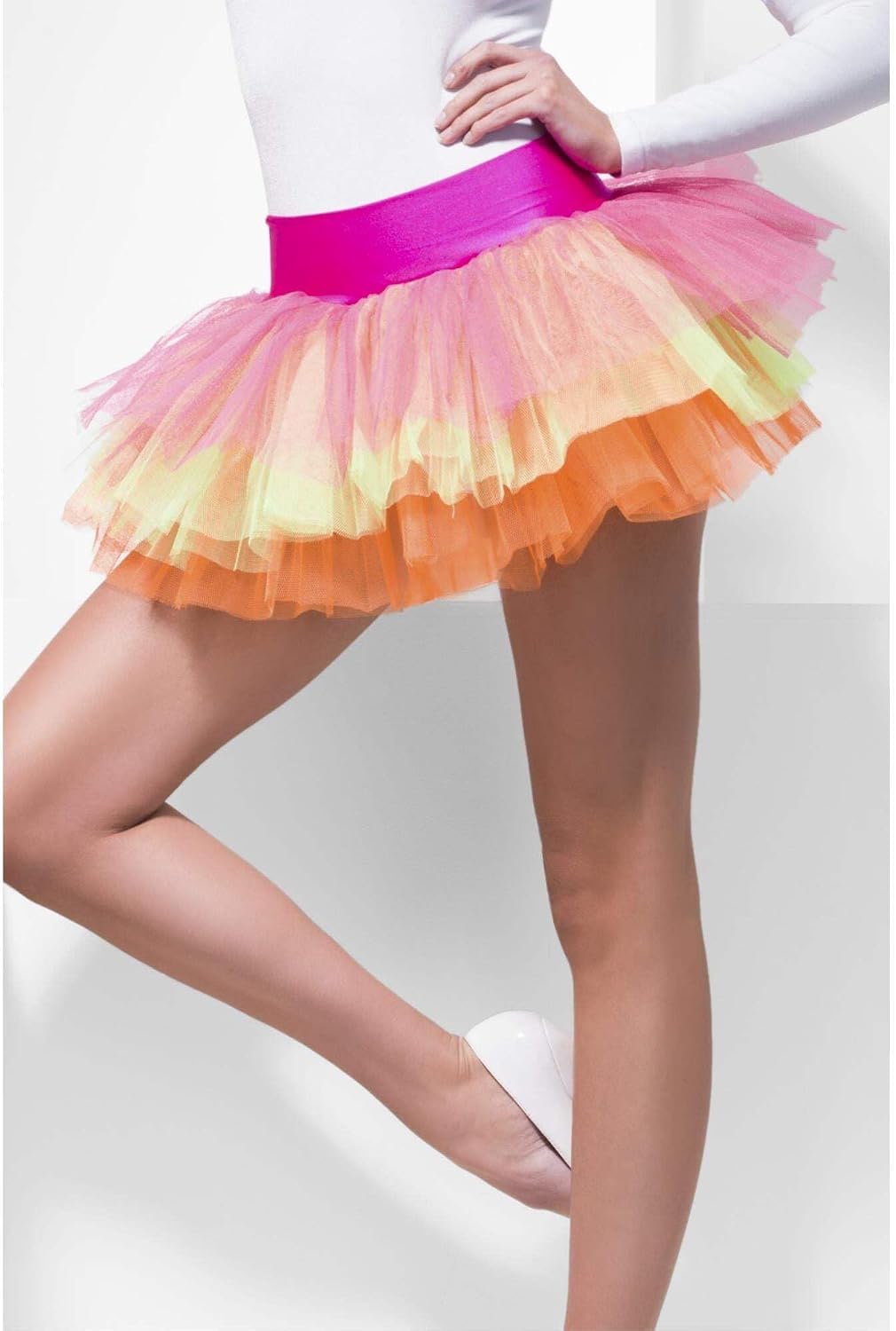 Thumbnail 2 de Smiffys Damen Tutu-Unterrock (Enagua) – mehrlagiger Neon-Look für Kinderkostüme