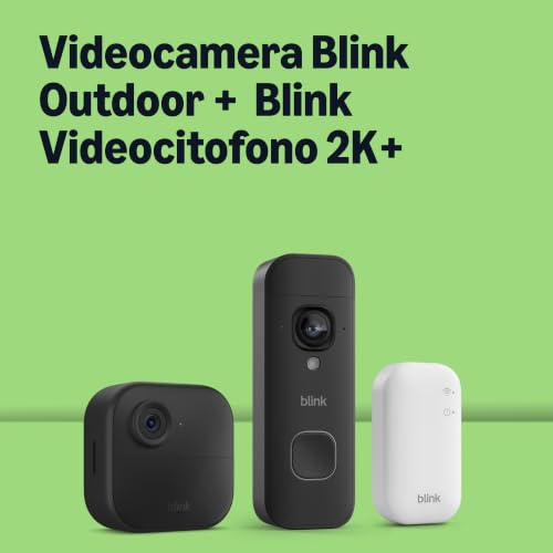 Detalle 2 de Blink Outdoor 4 con videocitofono Blink 2K+ a pile