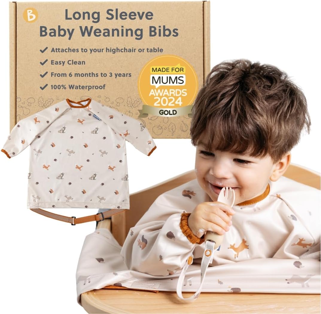Detalle de BIBaDO Long Sleeve Baby Bibs 6-36 months