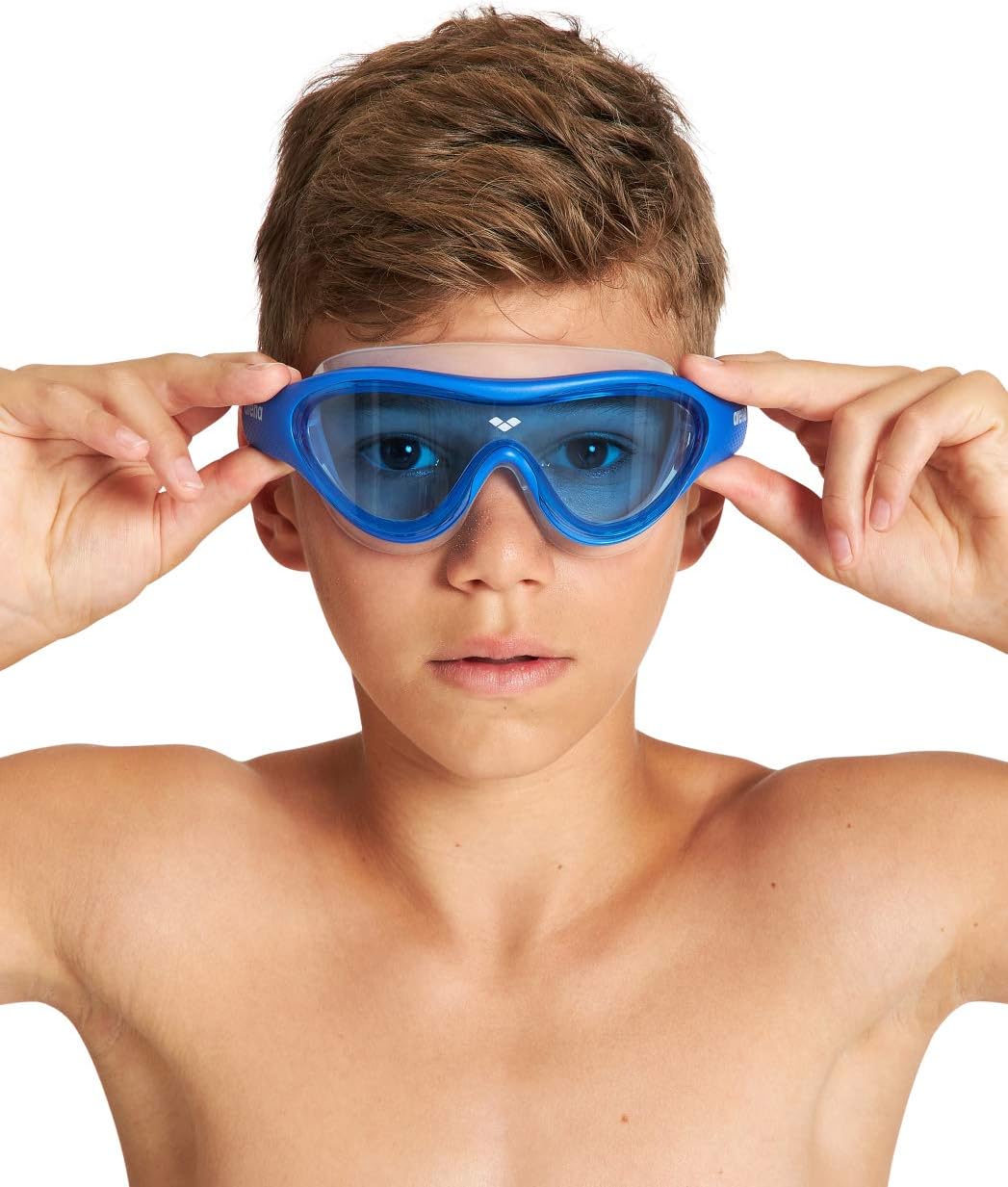 Detalle de ARENA The One Mask Junior Anti-Fog Schwimmbrille für Kinder – sicher, bequem und lichtdurchlässig