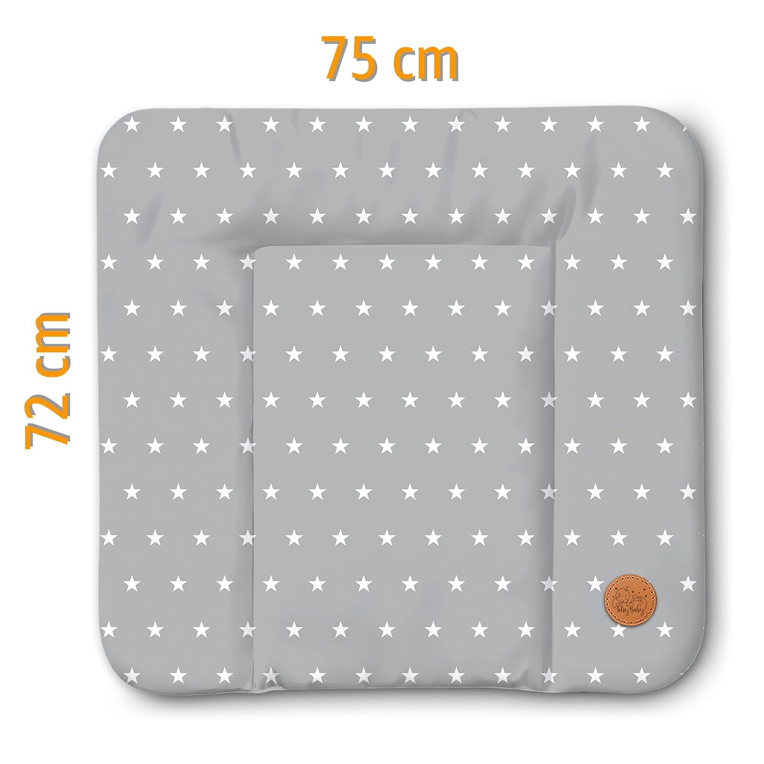 Thumbnail 1 de Wickelauflage 75x72 cm – abwaschbar, wasserdicht und Öko-Tex, ideal für Wickeltisch, Kommode oder Waschmaschine