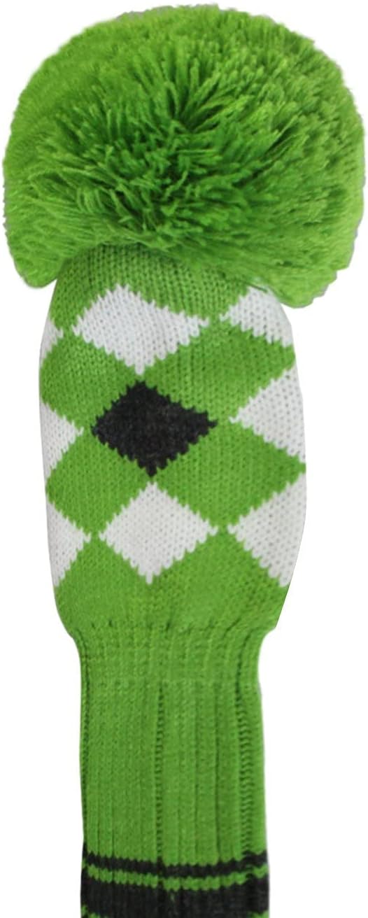 Detalle de Scott Edward Knit Hybrid Golf Club Covers for Hybrids & UTs – Fine Stripes long neck, washable knit