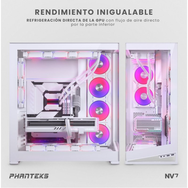 Thumbnail 2 de Phanteks NV7 D-RGB Full Tower con Cristal Templado Blanca
