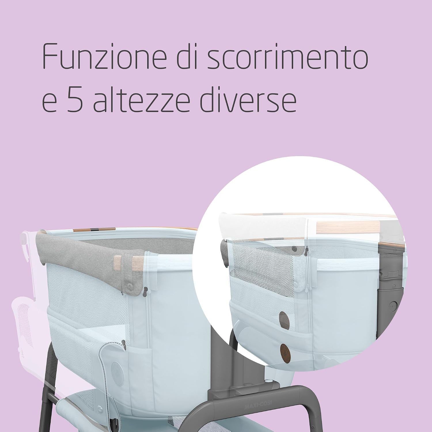 Detalle de Maxi‑Cosi Iora culla co‑sleeping 0–6 mesi, max 9 kg 👶
