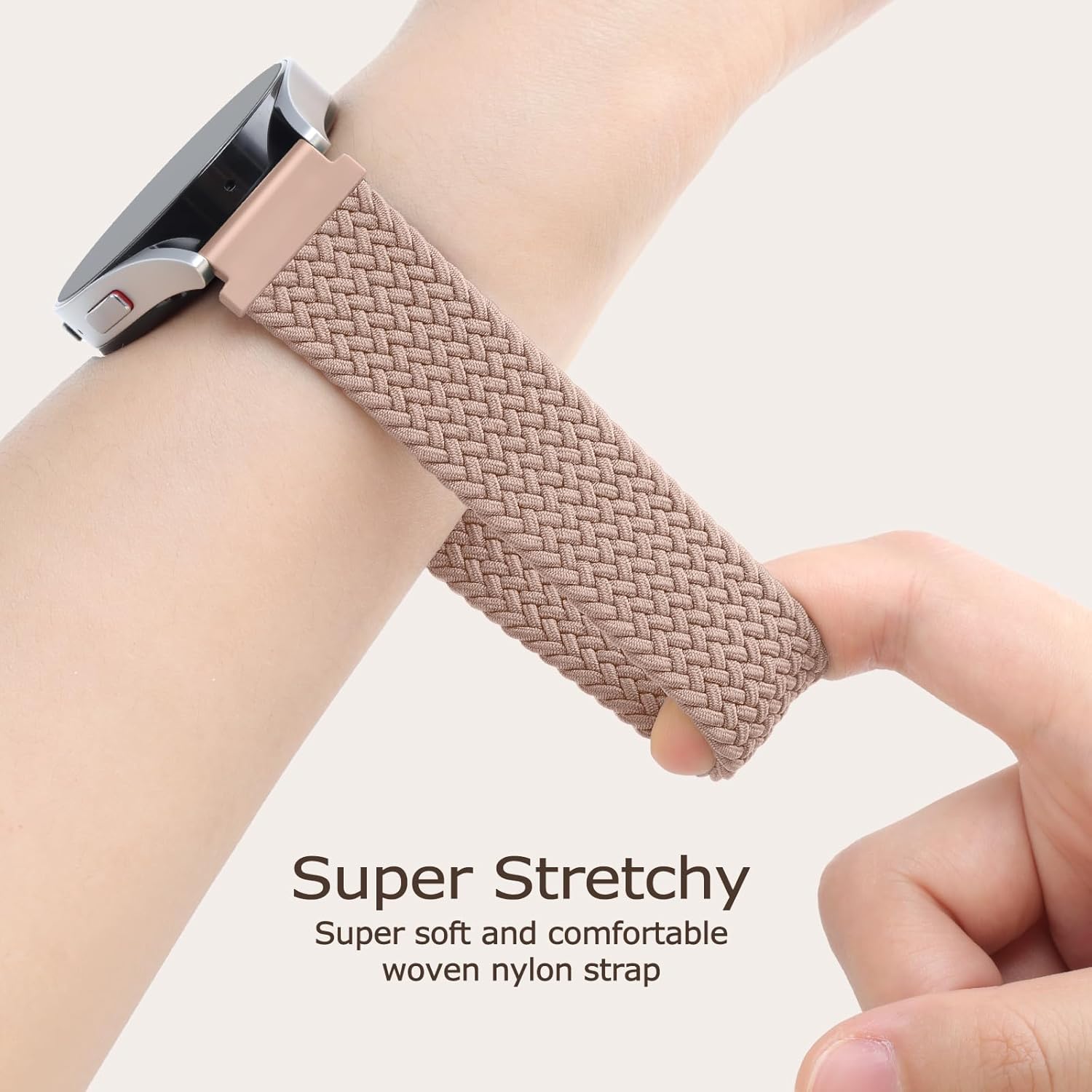 Detalle 2 de Yoohoo 20mm nylon magnetic watch strap for Galaxy