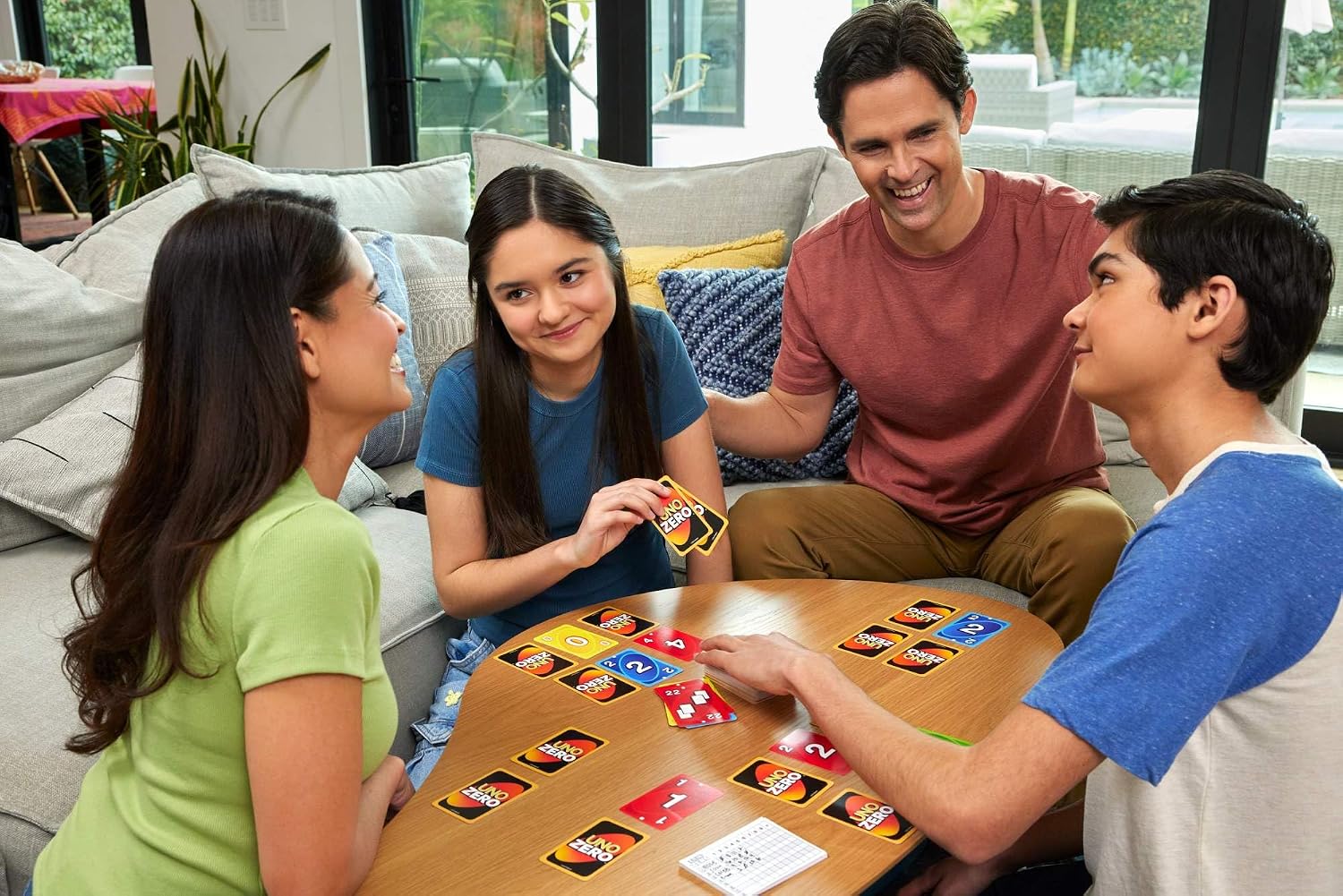 Detalle 2 de Mattel Games UNO Zero jeu de cartes 2‑8 joueurs