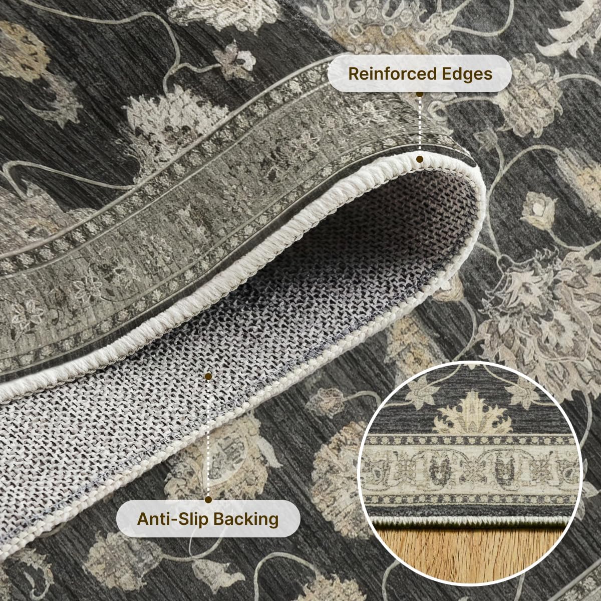Detalle de Syrlfar 5x7 Area Rug