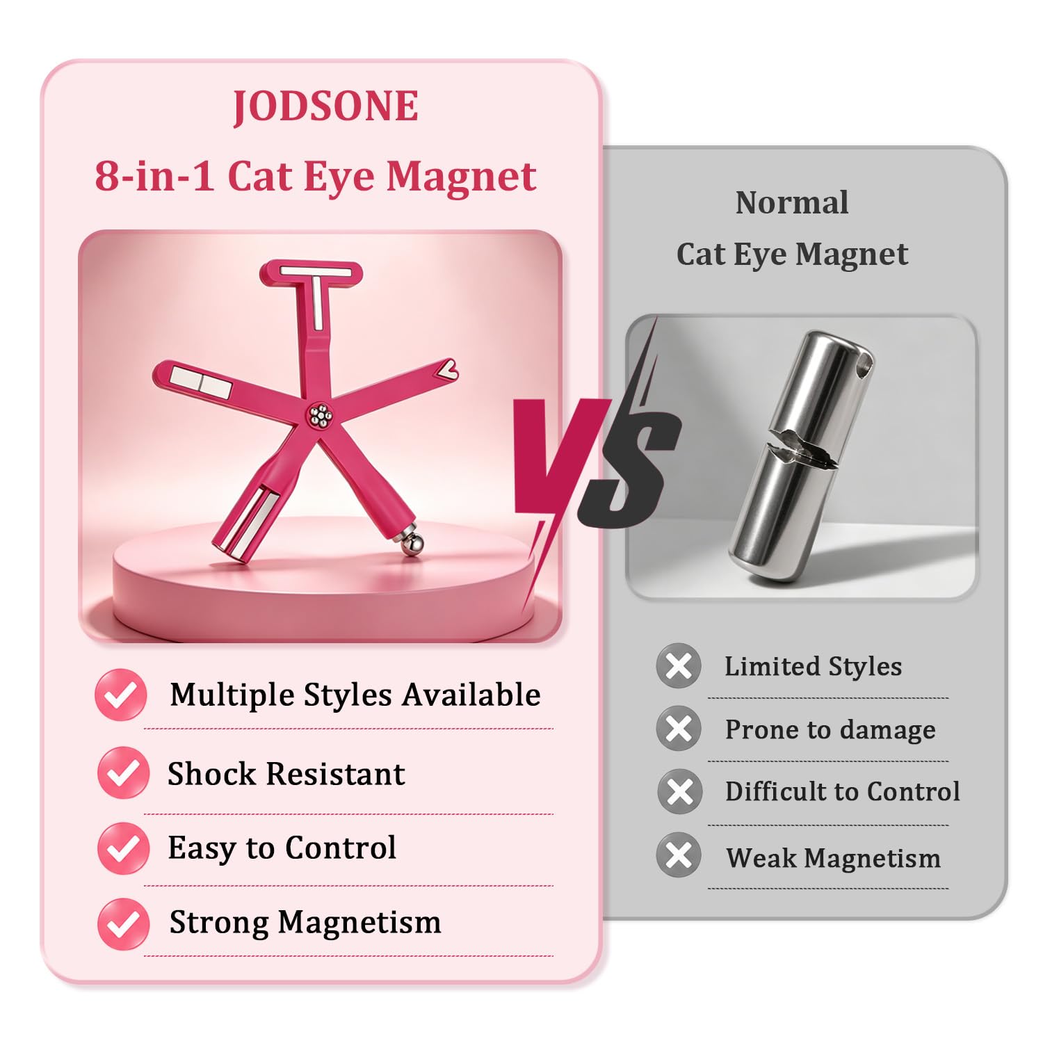 Detalle 2 de JODSONE Cat Eye Nail Magnet, 8-in-1