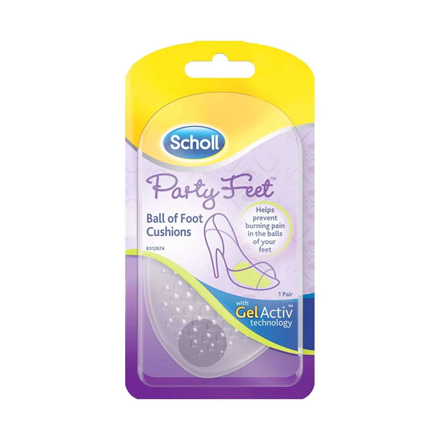 Detalle de Dr. Scholl's Party Feet almohadillas plantares 2 unidades