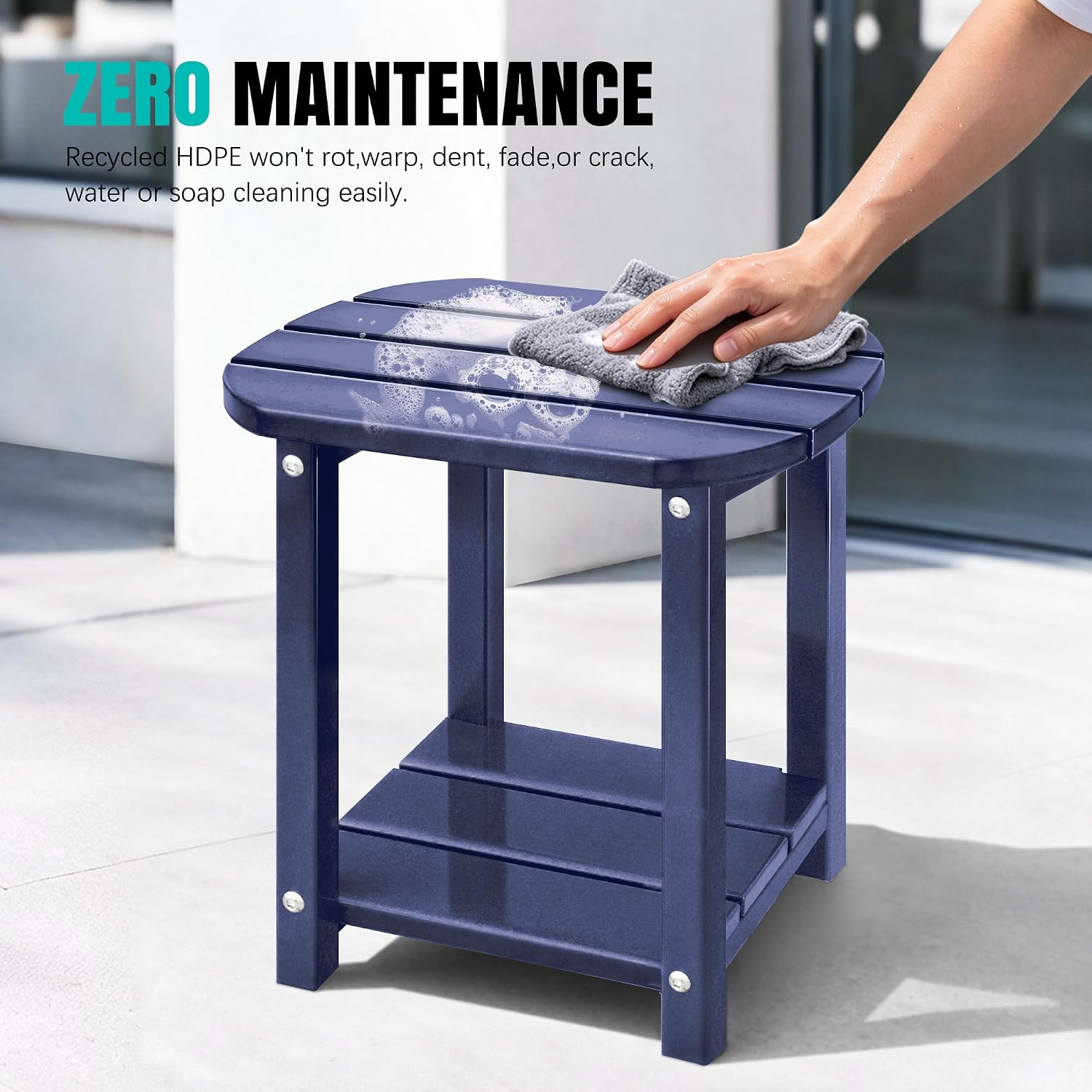 Detalle de LZRS Patio Side Table, 2-Tier