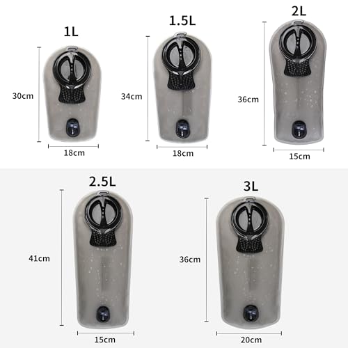 Thumbnail 5 de Unigear bolsa de agua para mochila de hidratación TPU con tubo desmontable y apertura grande