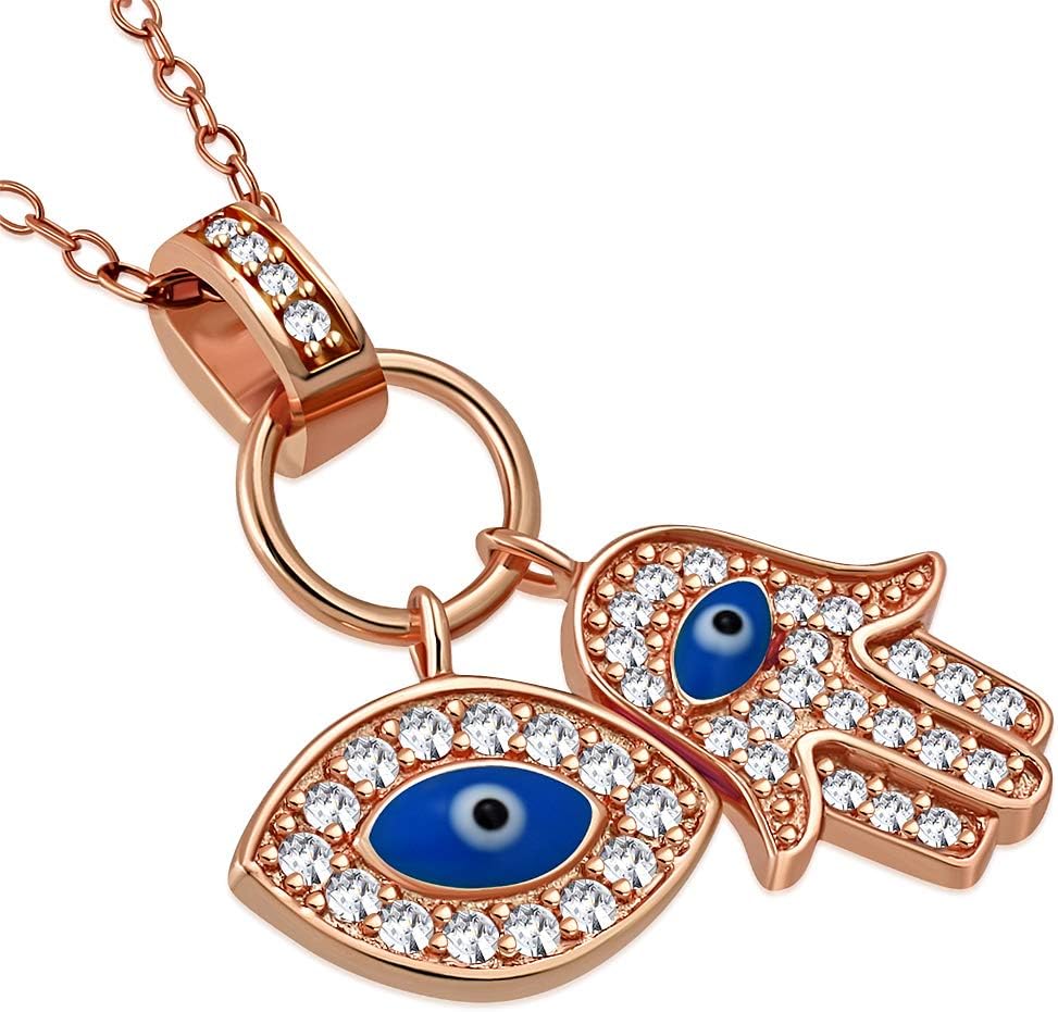 Detalle de My Daily Styles Hamsa necklace in 925 sterling silver