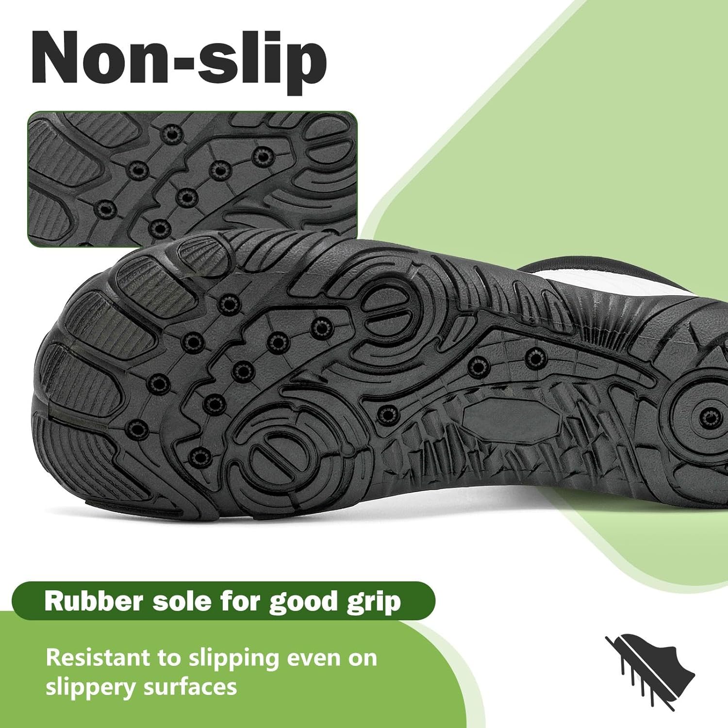 Thumbnail 2 de Mishansha Unisex Badeschuhe – Leicht, atmungsaktiv und rutschfest mit dicker Sohle (Gr. 36–46)