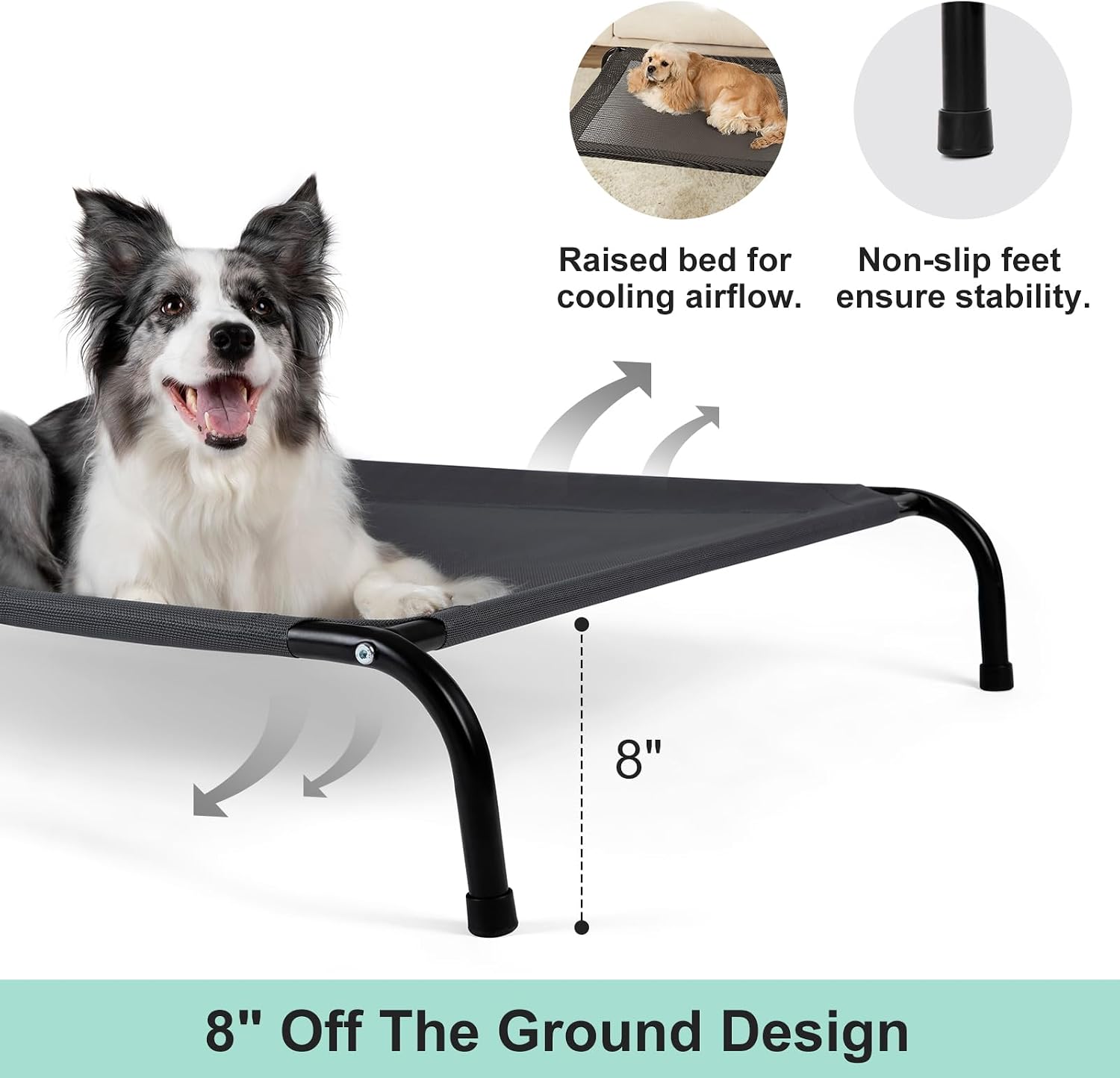 Thumbnail 6 de SIEMOUR Elevated Dog Bed, X-Large