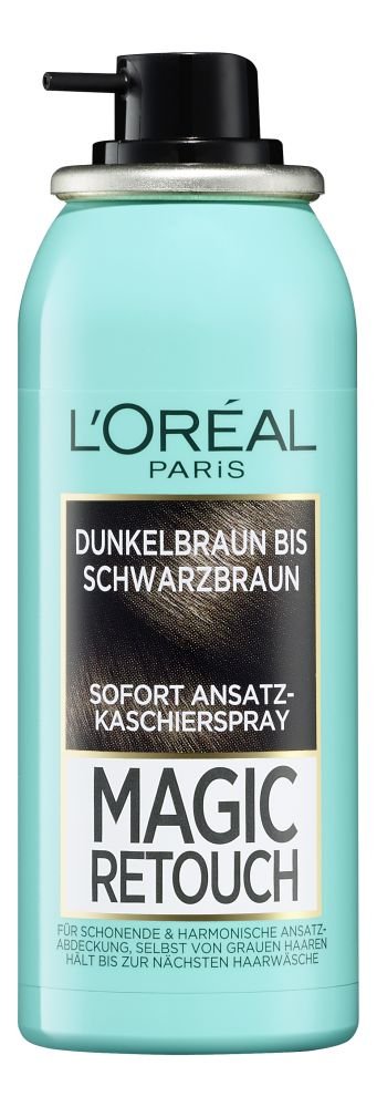 Thumbnail 1 de L’Oréal Paris Magic Retouch Ansatz-Kaschierspray Dunkelbraun bis Schwarzbraun (4er-Pack, 1×75 ml pro Dose)