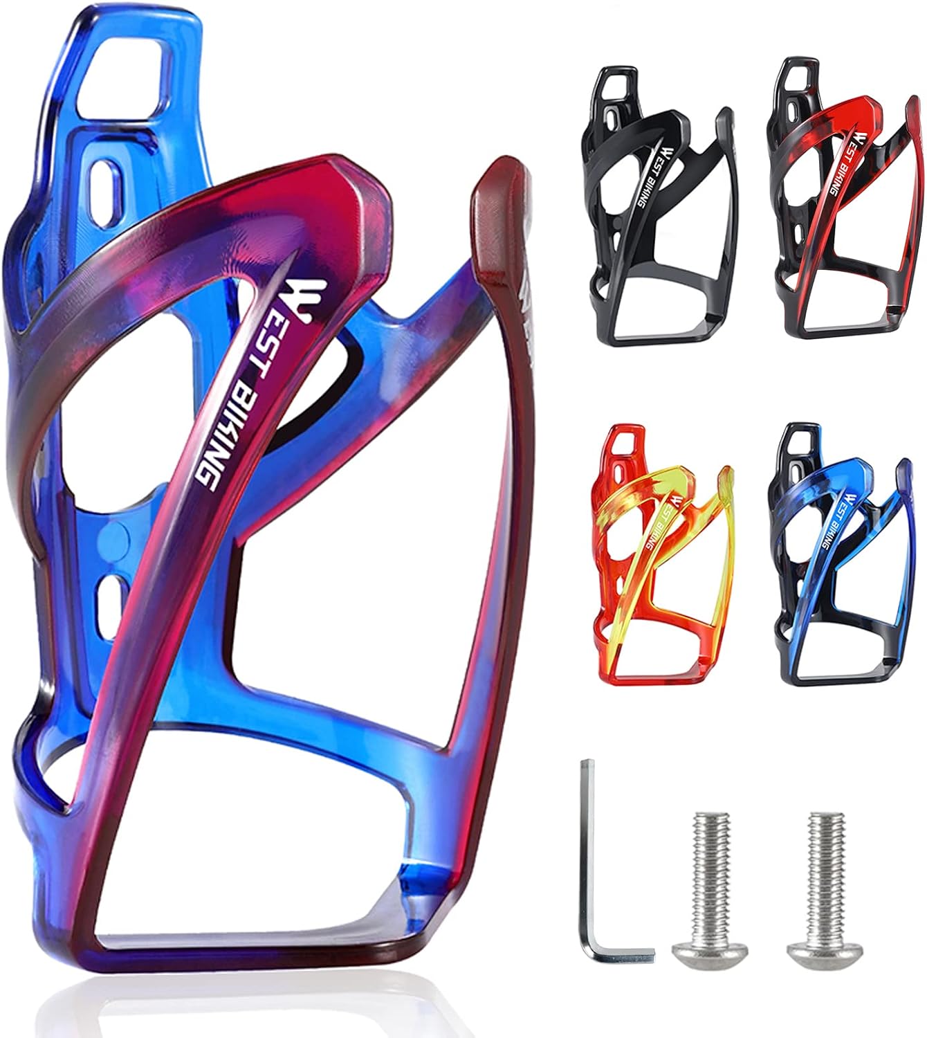 Flaschenhalter Fahrrad – Verbesserte Version, langlebig, leicht & universell passend (0,5–1,1 l)