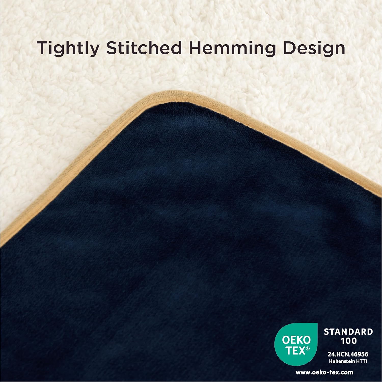 Detalle de LE SURE Waterproof Fleece Blanket 274x218cm