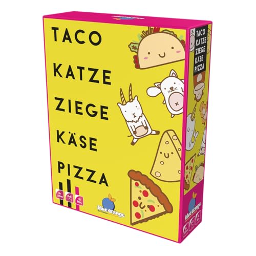 Detalle de blue orange Taco Katze Ziege Käse Pizza – Schnelles Partyspiel, Deutsch