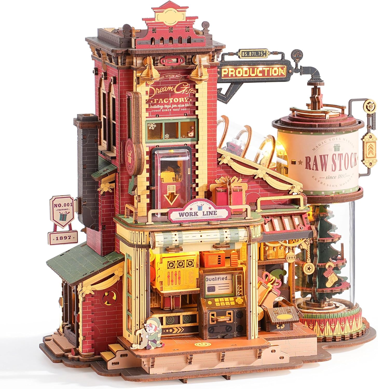 Detalle de Robotime EAB01 3D puzzle kit, 449 pieces