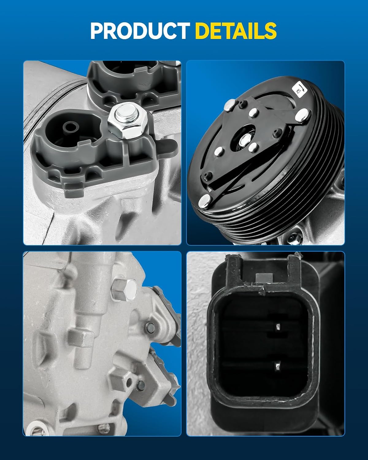 Detalle de PHILTOP AC Compressor with Clutch HCC-VS16