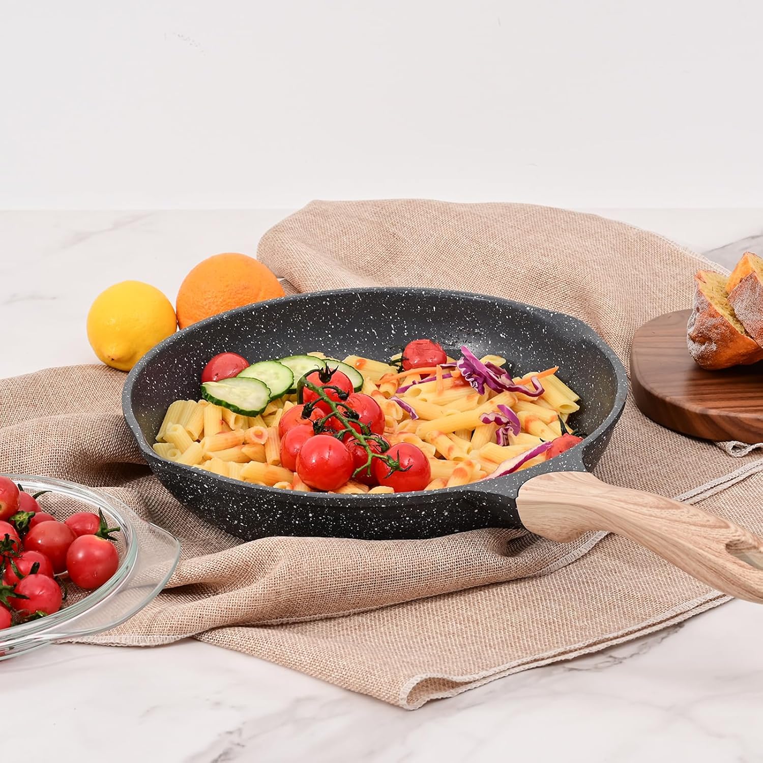 Detalle 2 de JEETEE 8 Inch Stone Coating Frying Pan 🥘