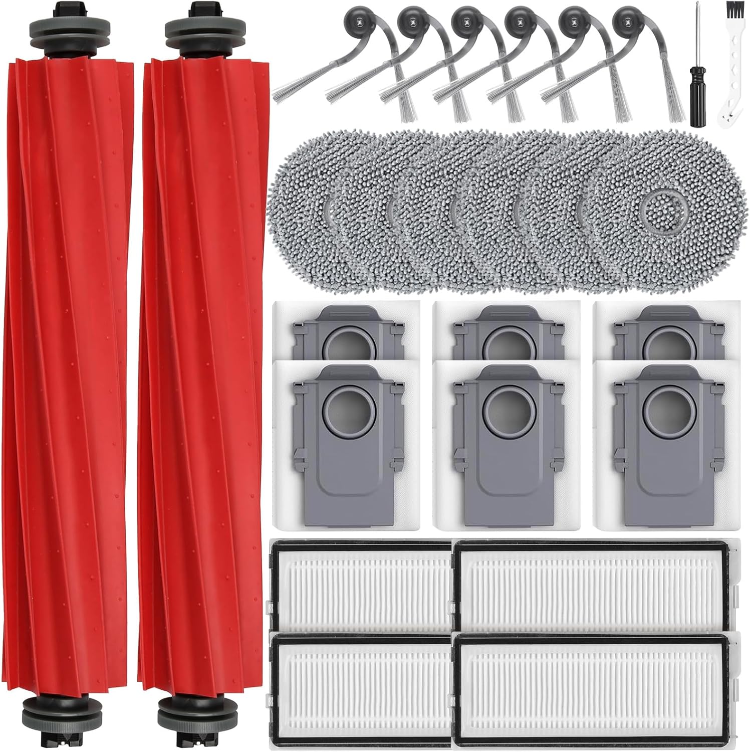 Detalle de Alloytool Roborock QV Zubehör 26 Stück 🧹