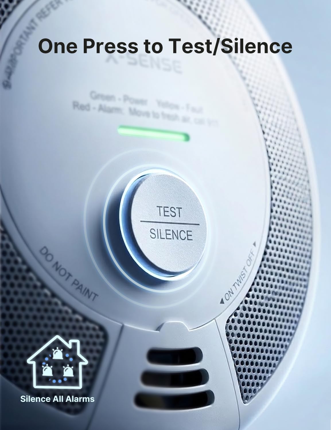 Thumbnail 6 de X-Sense SC06-W 6-Pack Interconnected Smoke and CO Detectors with 10-Year Sealed Battery