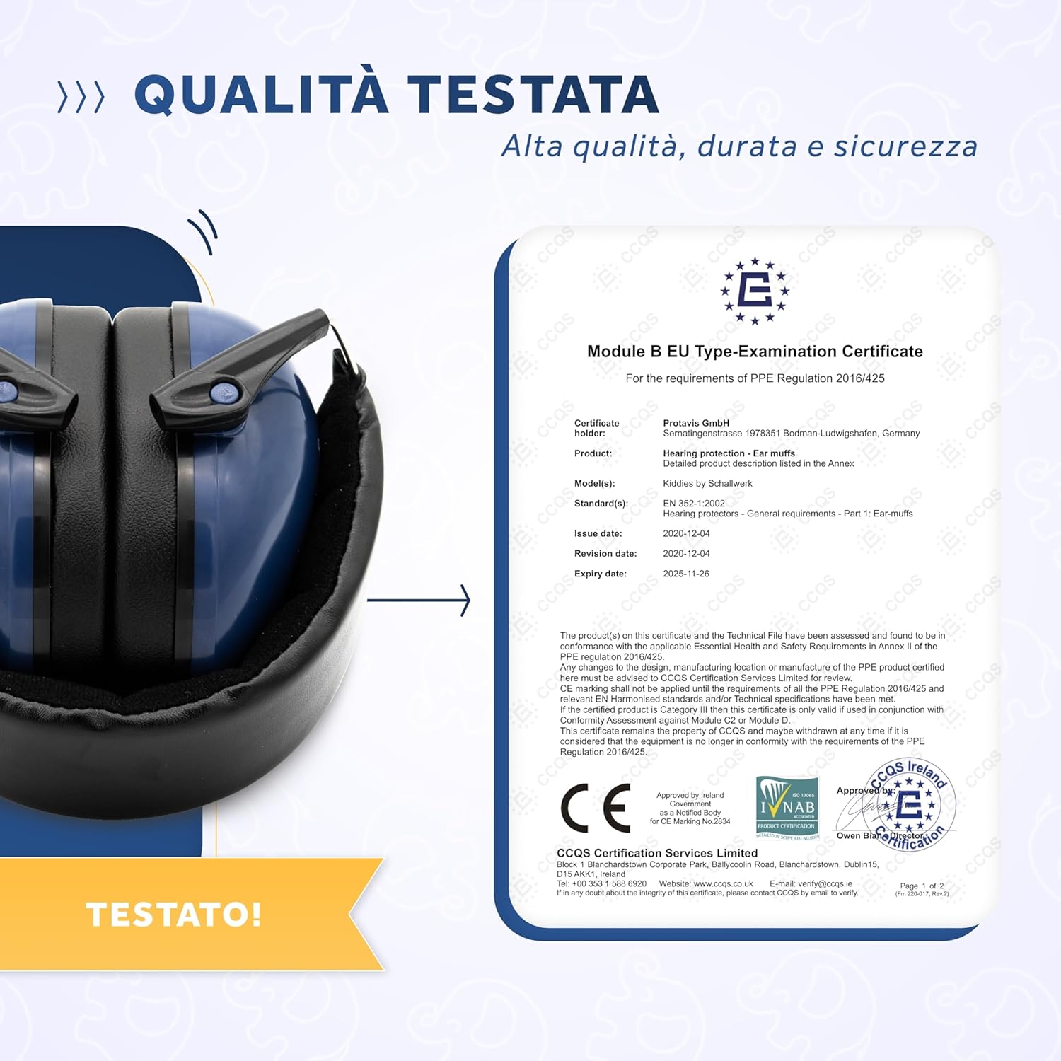 Detalle de Schallwerk Kiddies – Cuffie Antirumore Bambini: protezione dell’udito con comfort e stile