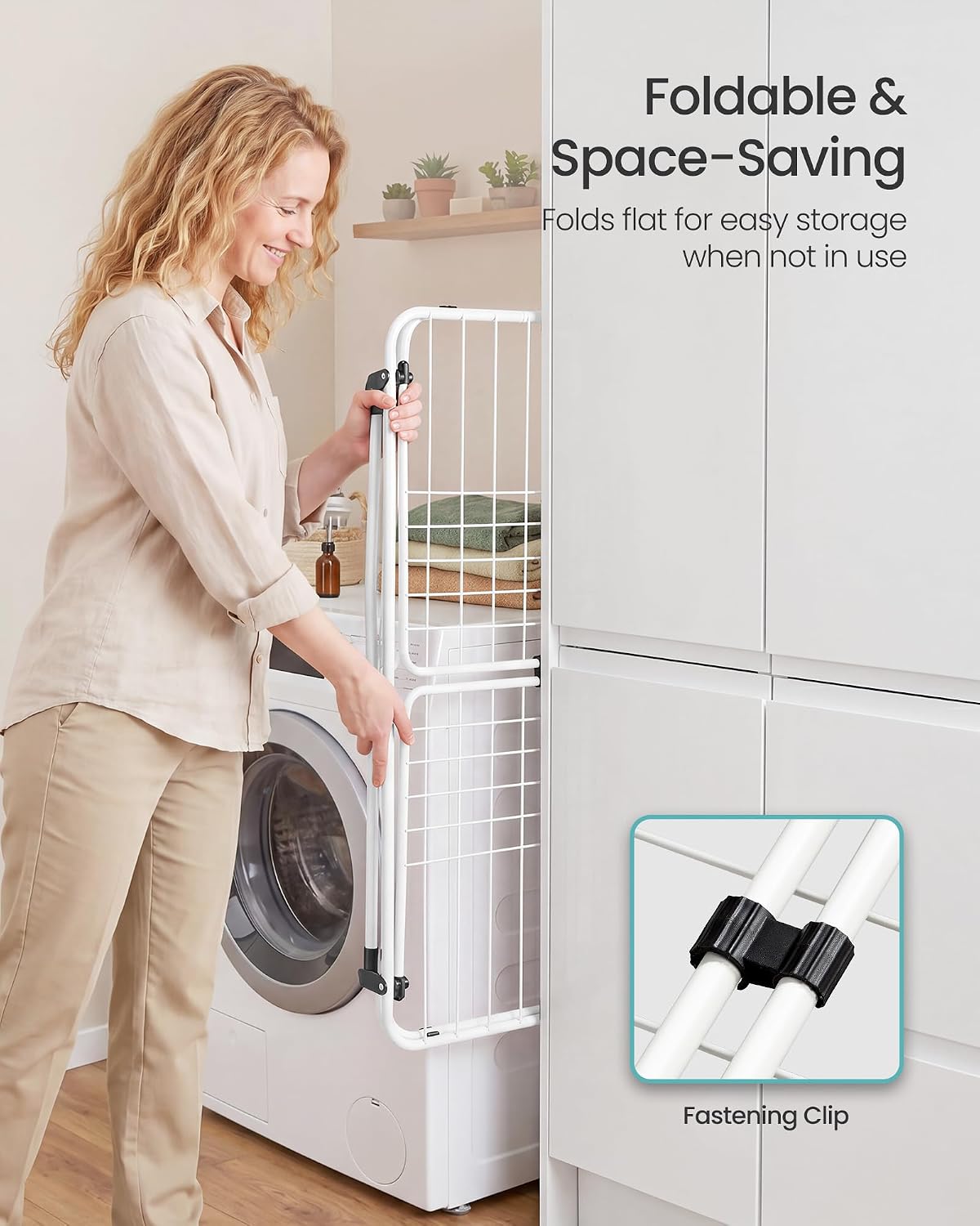 Thumbnail 4 de SONGMICS Clothes Drying Rack ULLR520WK01