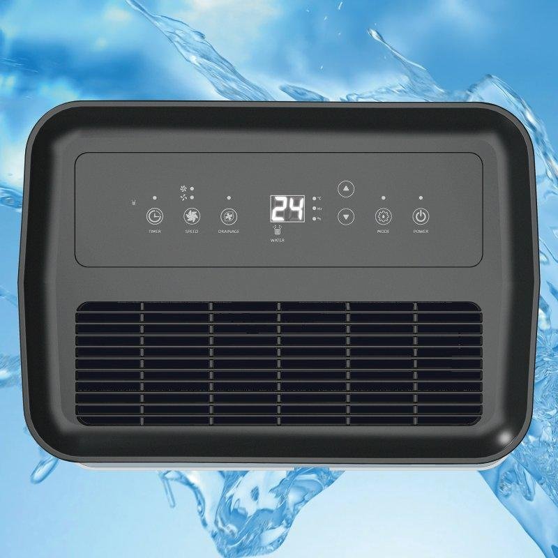 Detalle 2 de Rointe Drypure Pro 50L, deshumidificador de hasta 50 litros al día con drenaje continuo