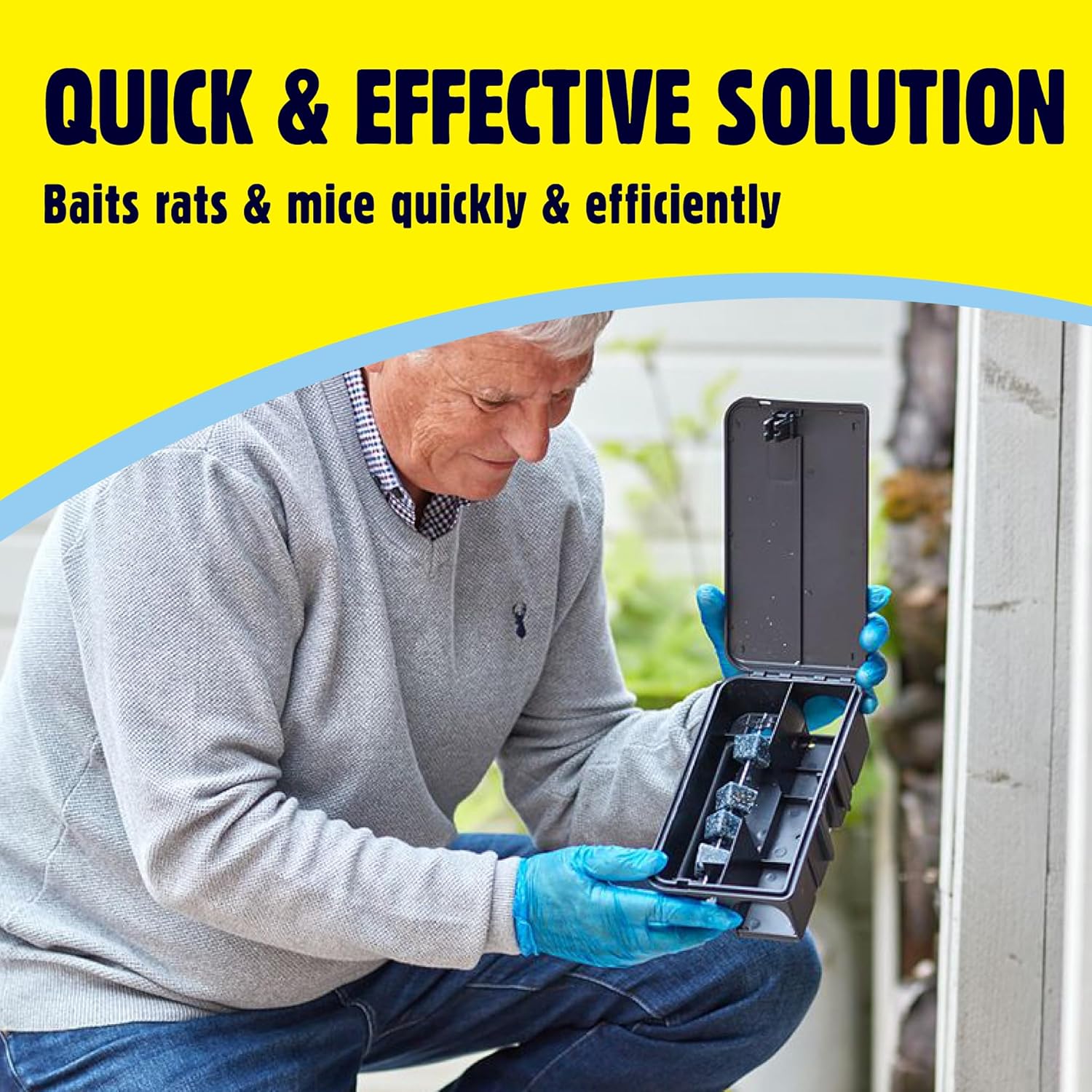 Detalle de The Big Cheese Rat & Mouse Bait Station: Reusable, Lockable & Weather-Proof