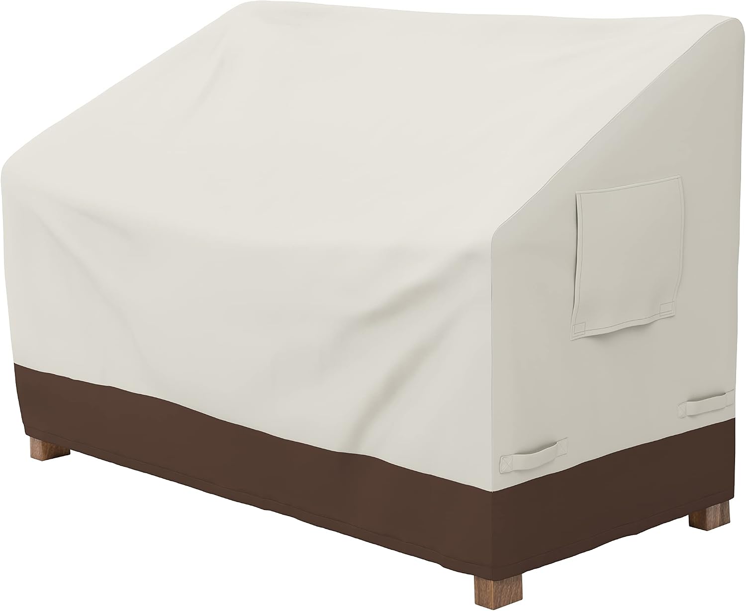 Detalle de Amazon Basics JC137 Outdoor 2-Seater Cover, UV-Resistant Polyester