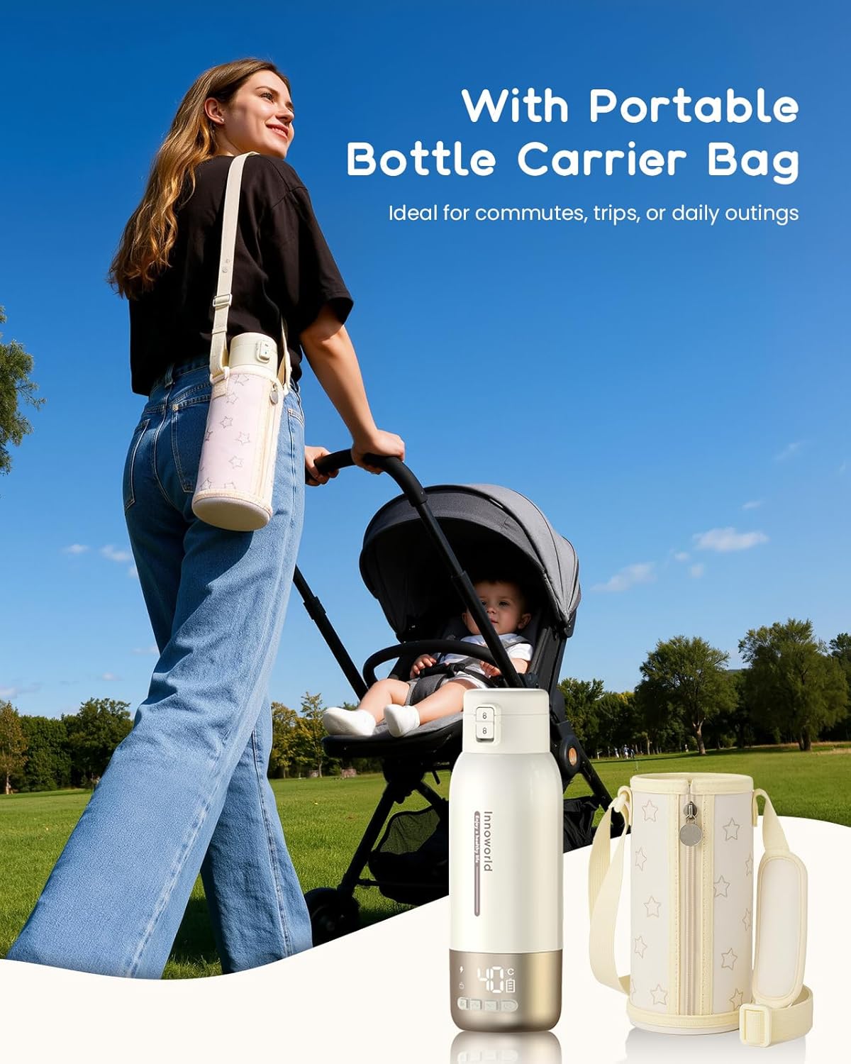 Thumbnail 6 de Innoworld Portable Bottle Warmer for Travel (600ml): Quick, on-the-go Milk Warming