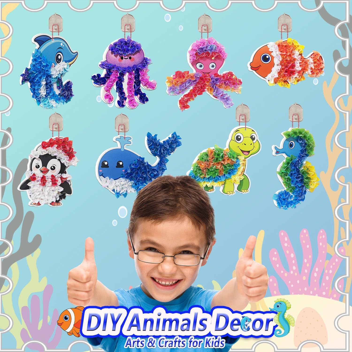 Thumbnail 5 de JRD&BS WINL Poke in Art Kit for Kids (Ocean Animal)