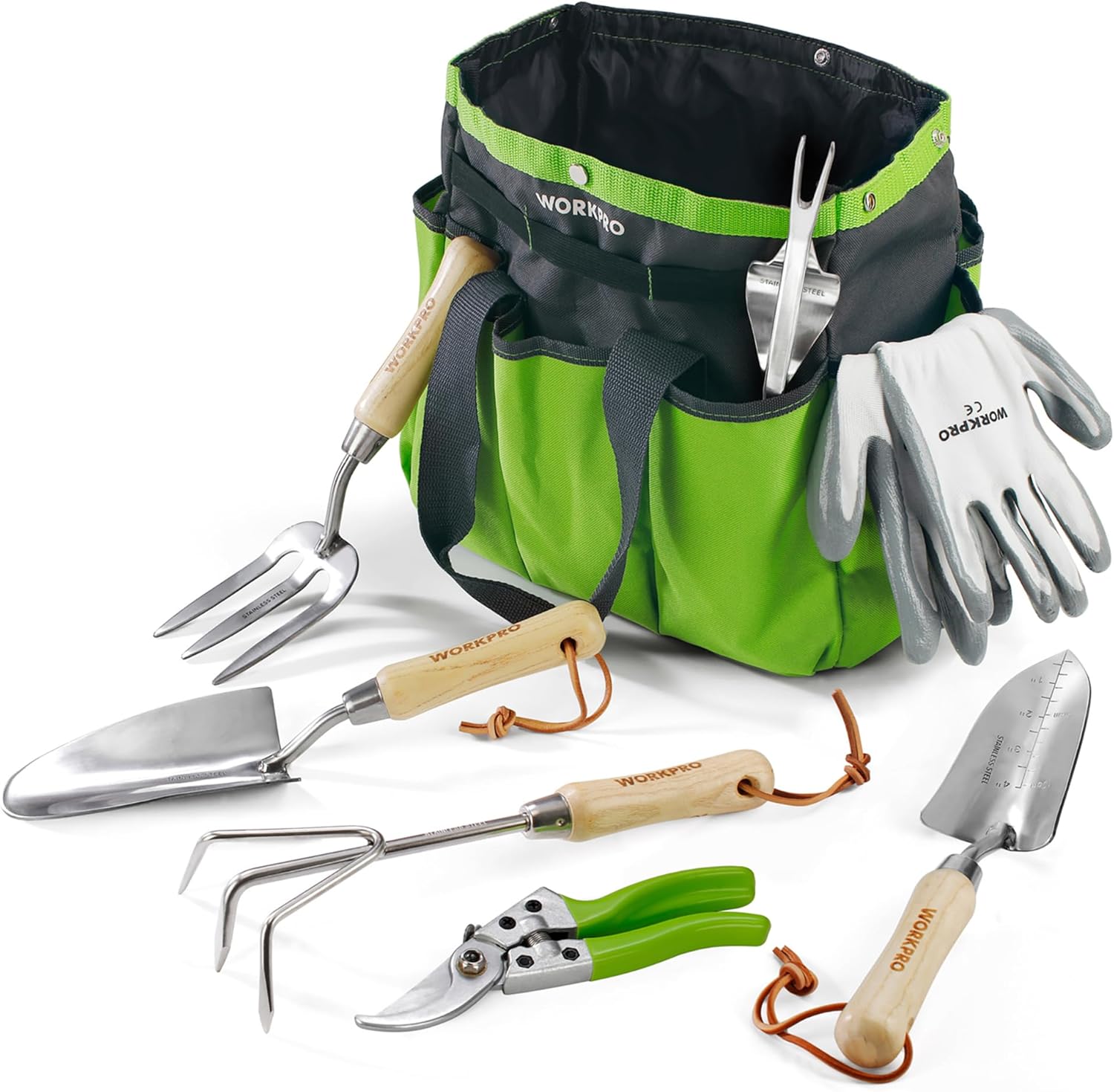 WORKPRO Juego de Herramientas para Jardín 8PC