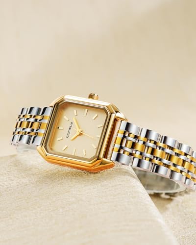 Thumbnail 1 de CIVO Reloj de pulsera dorado para mujer pequeño y minimalista (acero inoxidable, analógico, 3ATM)