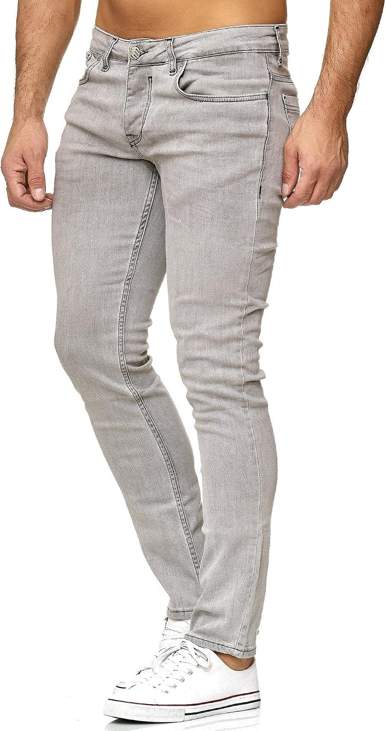 Detalle de Herren Slim-Fit Jeanshose mit Stretch im 5-Pocket-Design (Tazzio Jeans 16533)