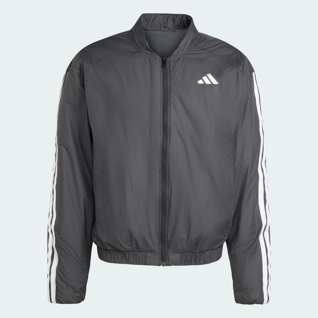 Detalle 2 de Chaqueta bómber aislante Essentials CLIMAWARM 3 Stripes de Adidas