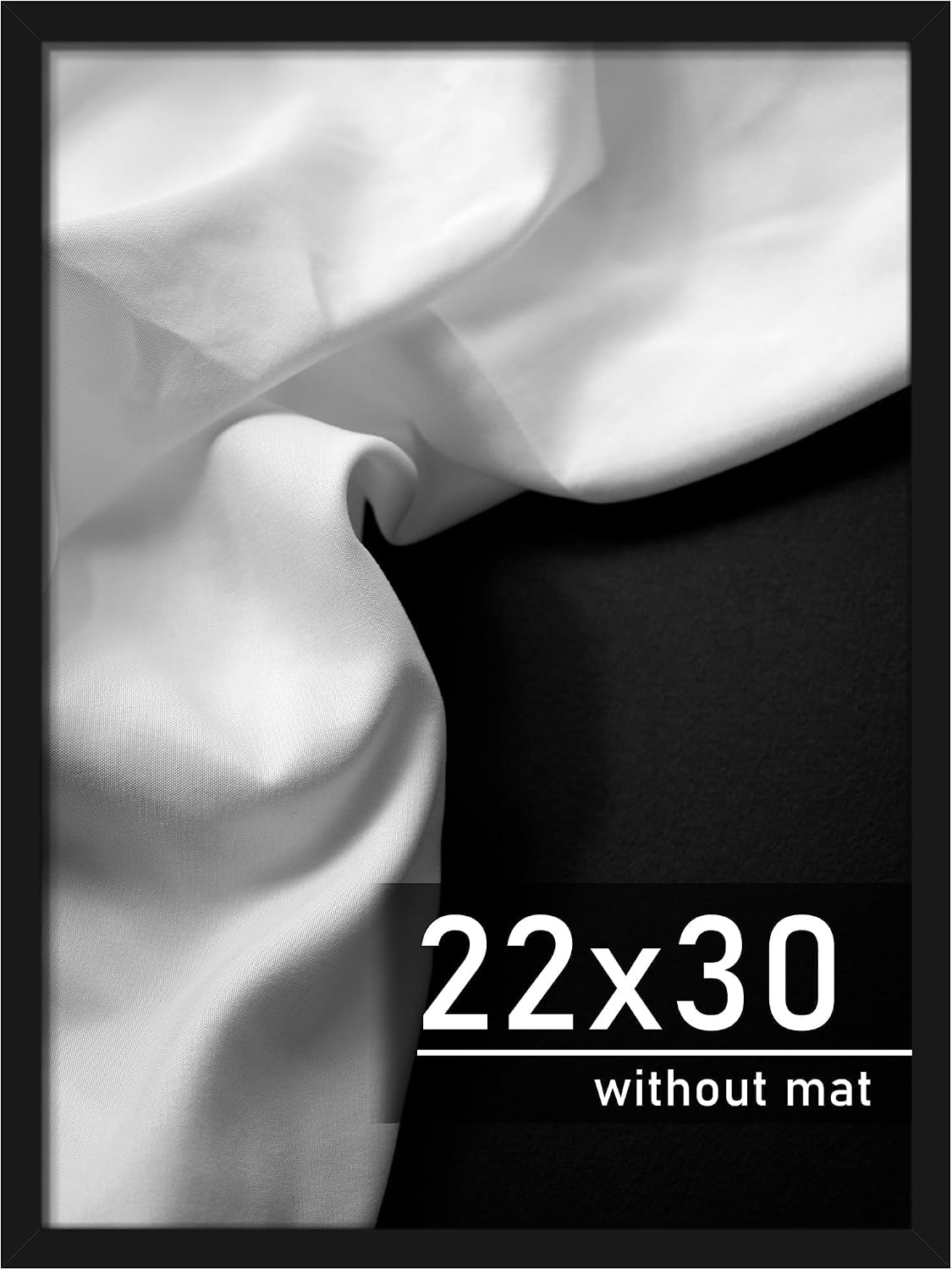 Detalle de Picrit 22x30 Picture Frame in Black Engineered Wood
