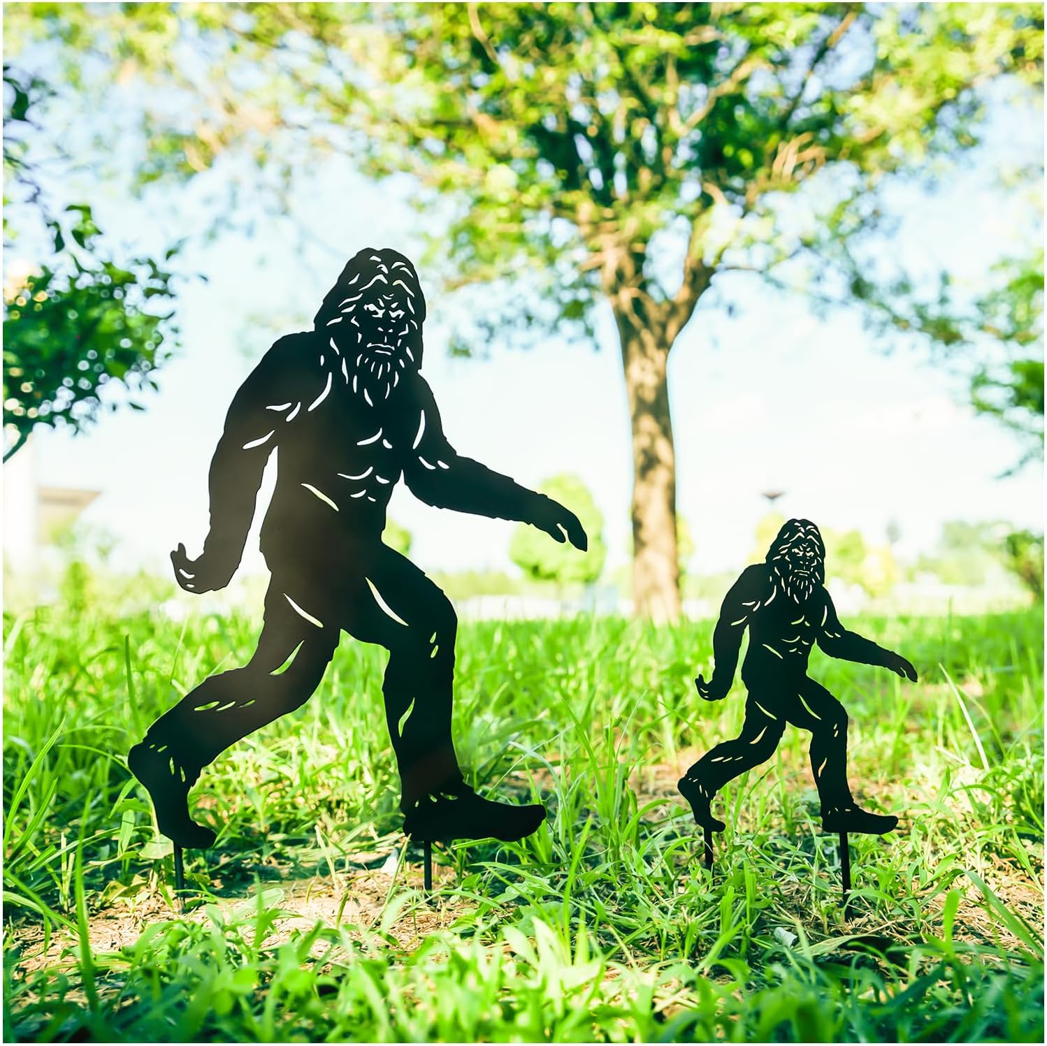 Thumbnail 3 de JAMZEL 15.8-inch Bigfoot Metal Yard Statue